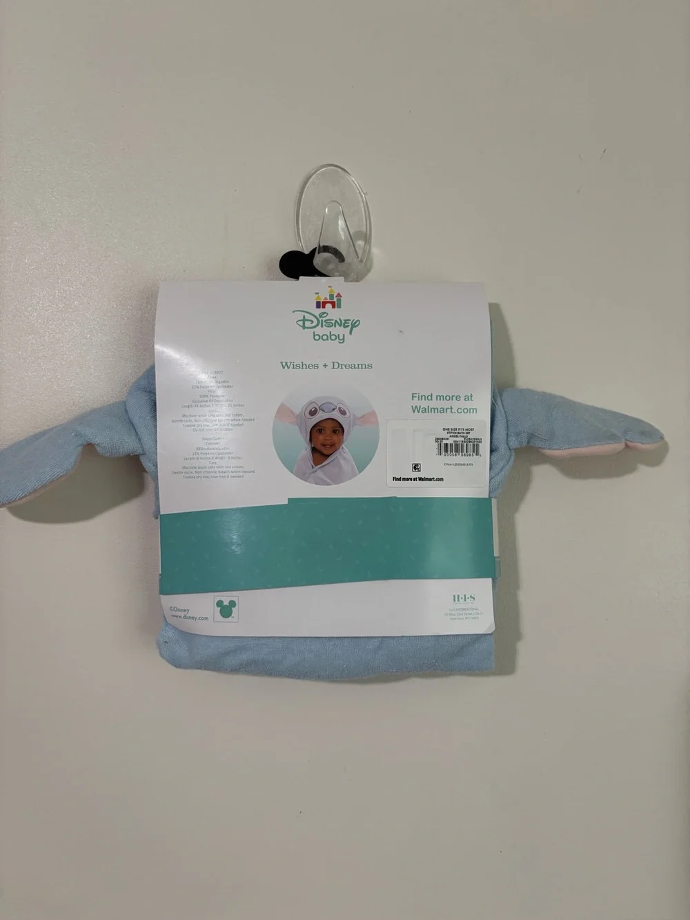 Disney Baby Stitch Bath Towel